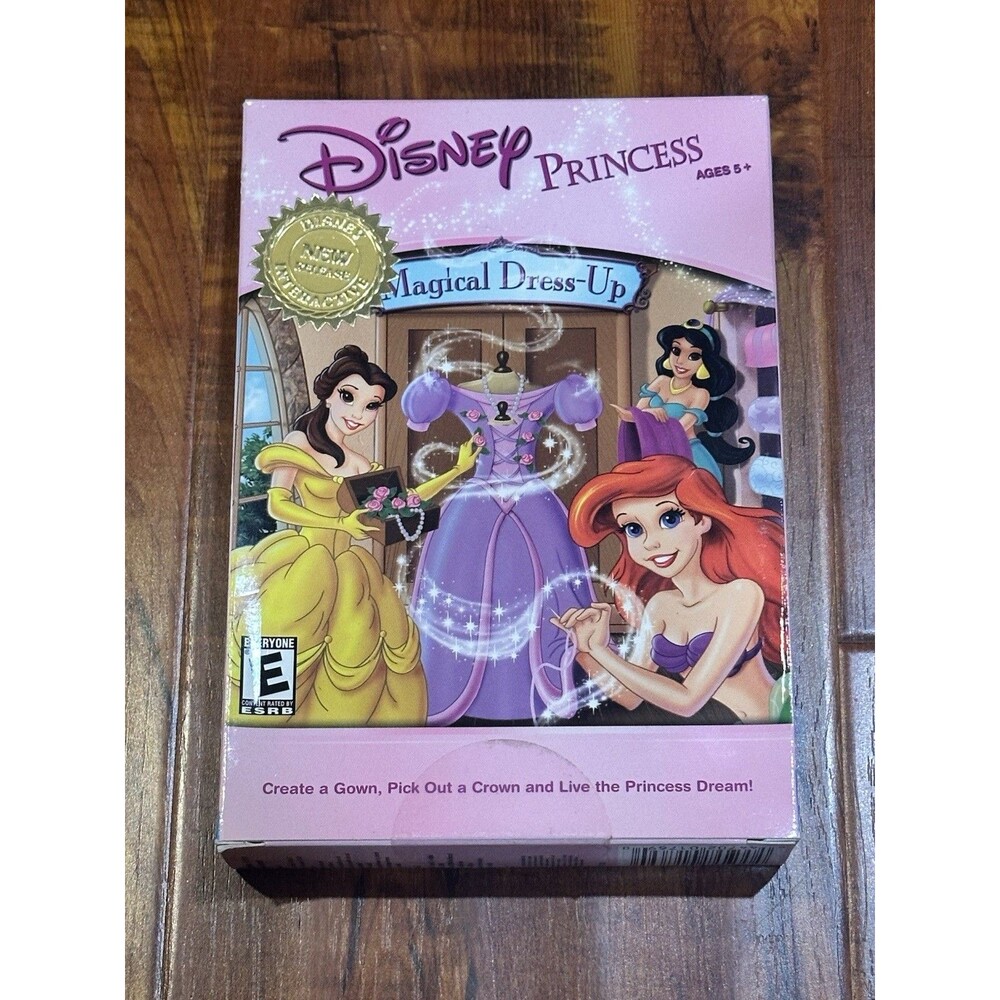 Disney Princess Magical Dress-Up Mac & PC CD-ROM Video Game - New & Sealed!